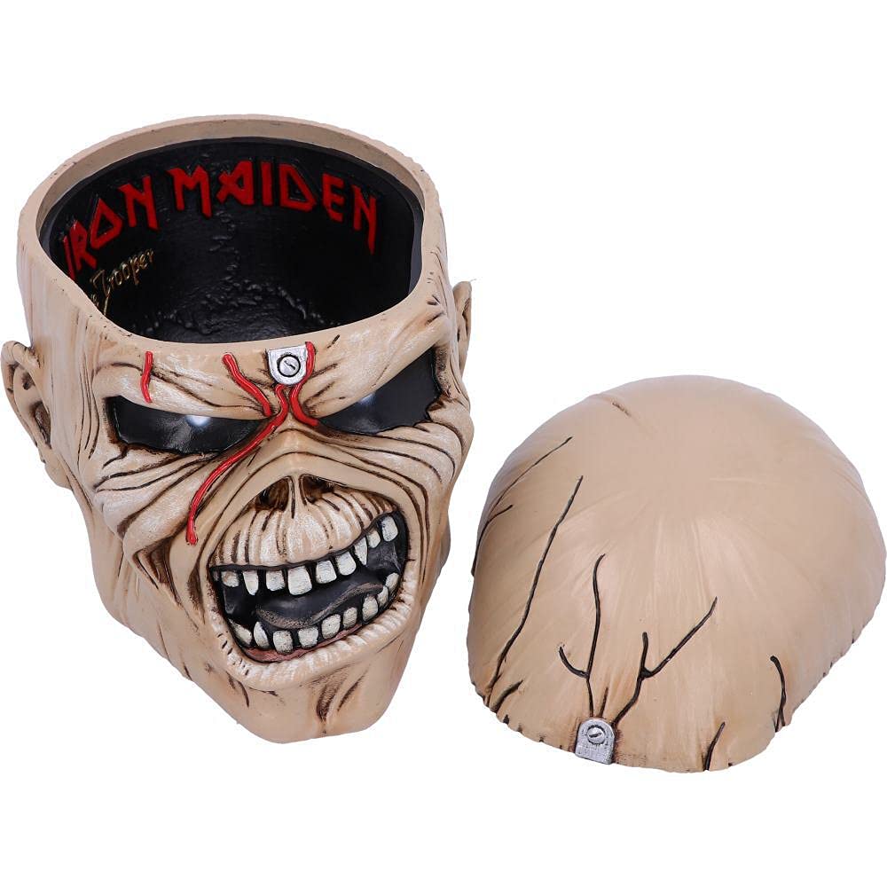 Amazon.com: Nemesis Now Iron Maiden Box, Resin, The Trooper, 18cm